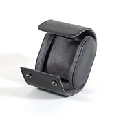 Grey Leather Box With Two Openings Chrono Mod